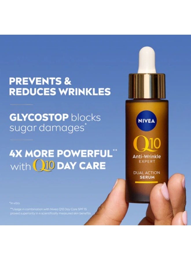 Nivea Q10 Anti-Wrinkle Expert Double Action Serum 30 ml - Image 2